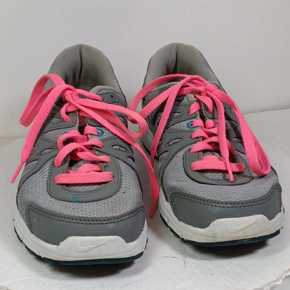 Nike 554902-006 Revolution 2 Gray Pink Blue Running Shoes Women's Sz 8 sneakers - Picture 1 of 8